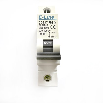 E-Line CDB17 EL1B40 B40 40A 40 Amp MCB Circuit Breaker Type B